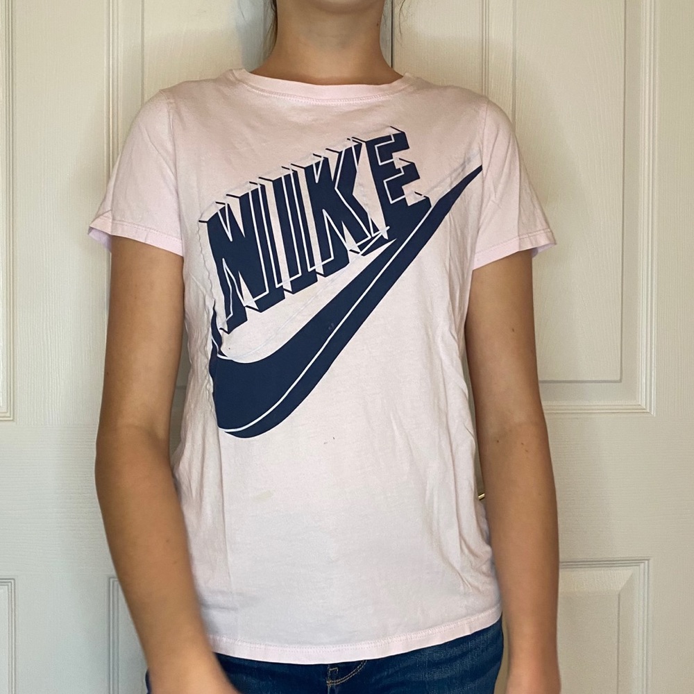 Nike Pink Girls Athletic T-Shirt